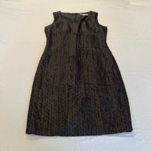 Harv Benard Collection Vintage Black Women's Shimmery Sleeve Less Dress 8